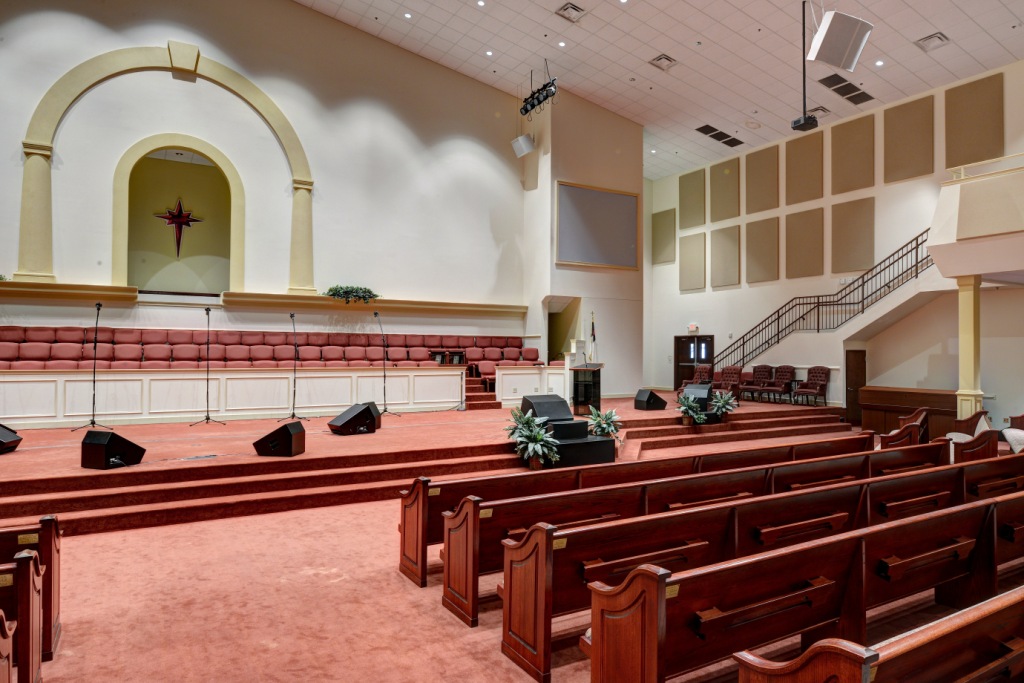 GIK Acoustics Spot Panels Antioch Baptist Church