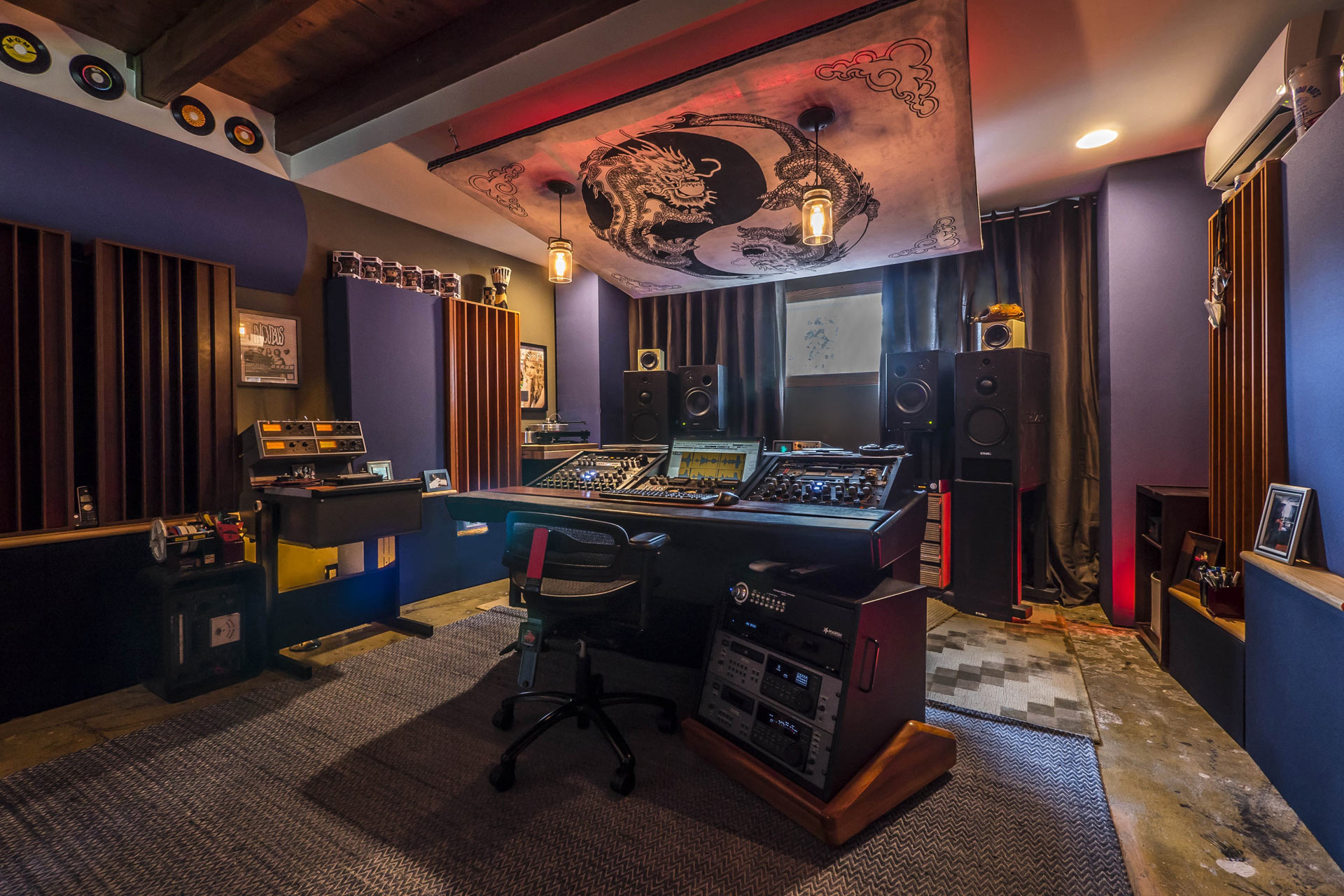 I diffusori GIK Acoustics q7d nello studio professionale Marsh Mastering